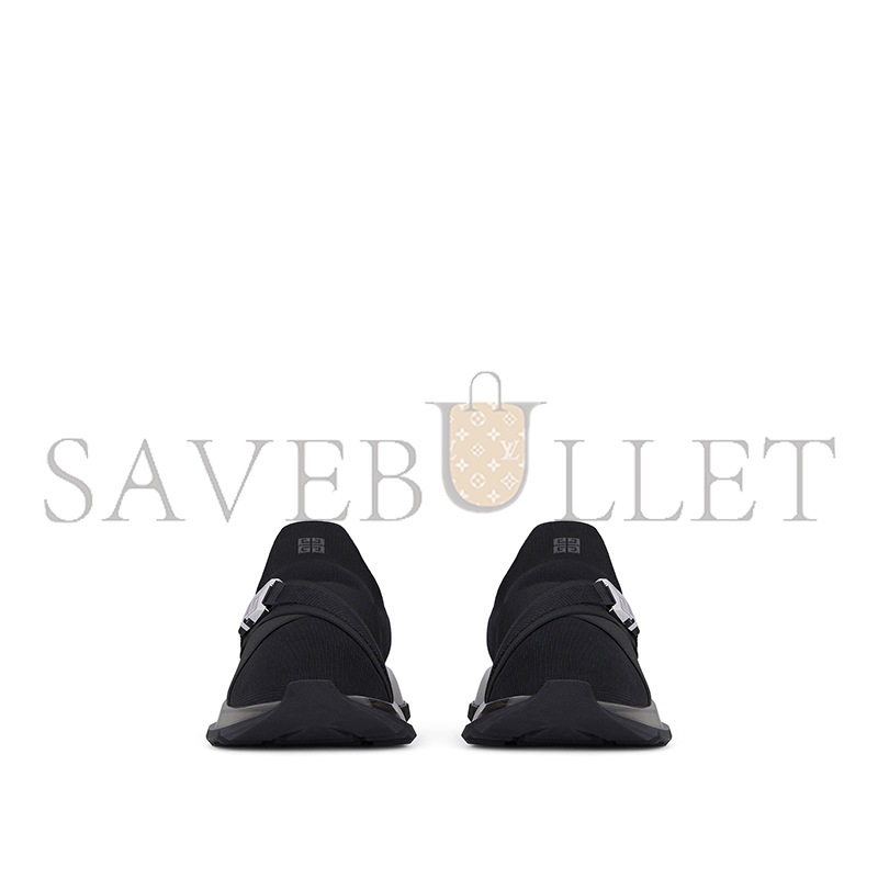 GIVENCHY SPECTRE SNEAKERS IN KNIT WITH 2G BUCKLE BH00ANH1U4-001